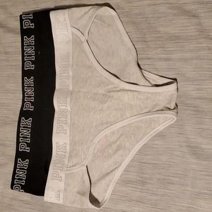 Victoria's Secret PINK 2 pair boyshorts panties size Large